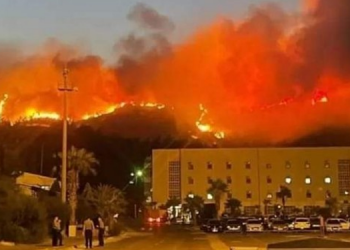 Marmaris yangını büyüyor: Askeri lojman boşaltıldı