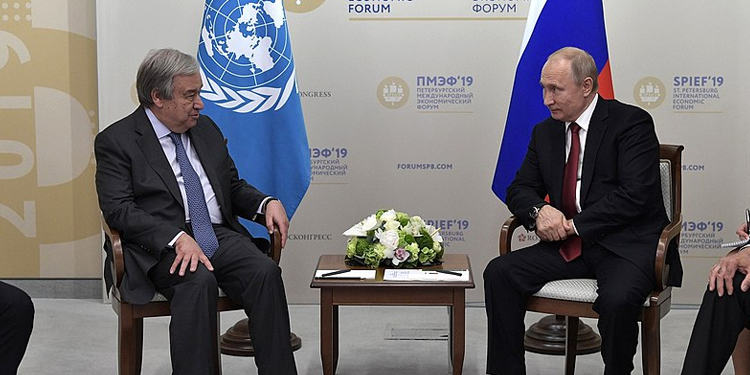 Putin ve BM Genel Sekreteri Guterres, Ukrayna’yla ilgili konuları görüştü Putin ve BM Genel Sekreteri Guterres, Ukrayna’yla ilgili konuları görüştü