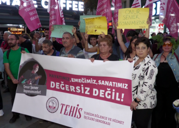 İzmir’de ‘Onur Şener cinayeti’ protestosu: Güvencesiz iş ortamları müzisyenlerin kaderi olamaz