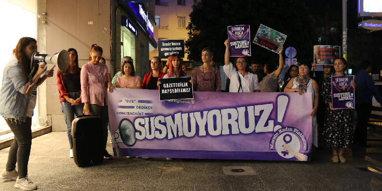 “Kadınları katleden zihniyetle gazetecileri gözaltına alan zihniyet aynı” “Kadınları katleden zihniyetle gazetecileri gözaltına alan zihniyet aynı”