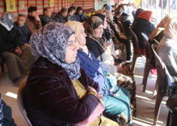 Kobanê’de kimyasal saldırı protestosu