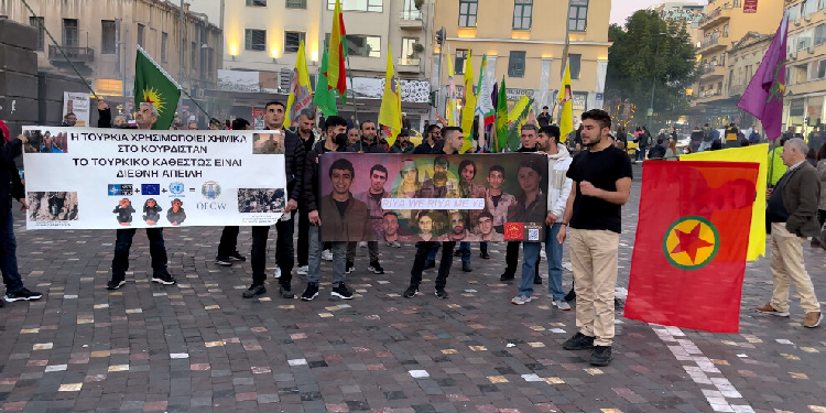 Avrupa’da kimyasal saldırılara karşı yürüyüş Avrupa’da kimyasal saldırılara karşı yürüyüş