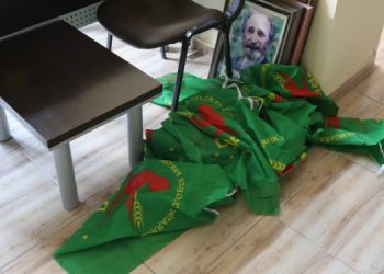 DBP Genel Merkezi baskınında Orhan Doğan’ın fotoğrafına el konuldu