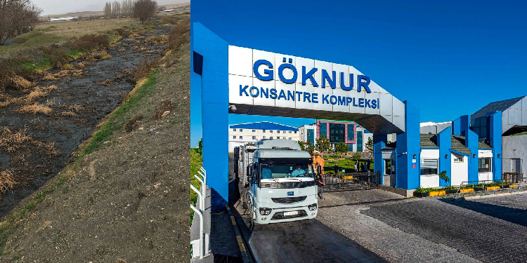 Fabrika atıkları 30 yıldır dereye akıyor Fabrika atıkları 30 yıldır dereye akıyor