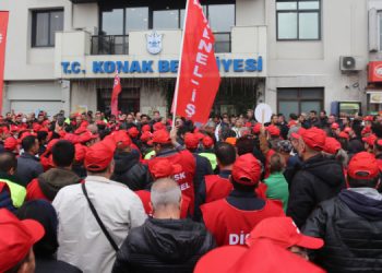 Konak ve Karabağlar belediyelerine grev kararı asıldı