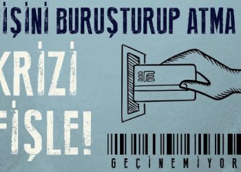 Öğrencilerden “Fişini buruşturup atma, krizi fişle” çalışması