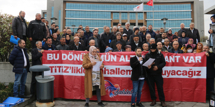 Şahintepeliler “rantsal dönüşümü” yargıya taşıdı Şahintepeliler “rantsal dönüşümü” yargıya taşıdı