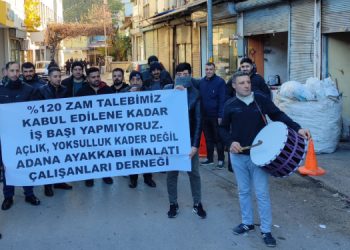 Adana’da saya işçileri iş bıraktı