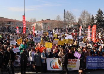 Ankara’da hayvan katliamlarına karşı miting