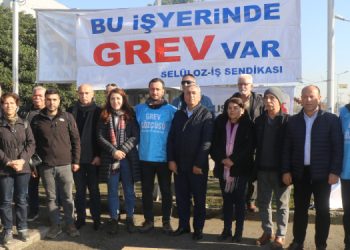 HDP Milletvekili Züleyha Gülüm’den Kartonsan direnişine ziyaret