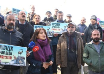 Dersim’de yaban hayatının yok edilmesi protesto edildi