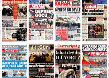 Havuz medyası enkazı değil Erdoğan’ı manşete taşıdı