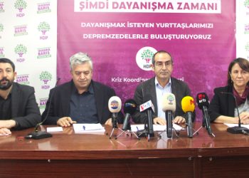 HDP 2 bin kişilik gönüllü ve 8 heyetle deprem bölgesinde