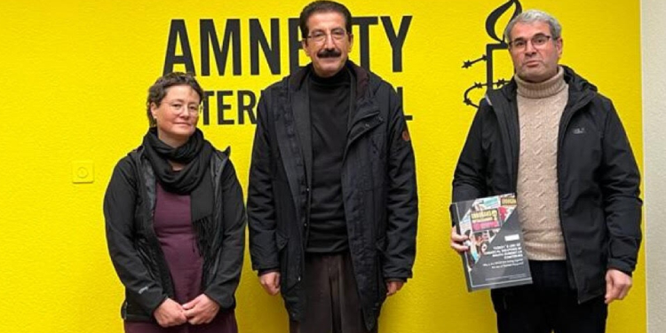 Kimyasal silaha karşı eylemde olan Ata, Af Örgütü yetkilisiyle görüştü Kimyasal silaha karşı eylemde olan Ata, Af Örgütü yetkilisiyle görüştü