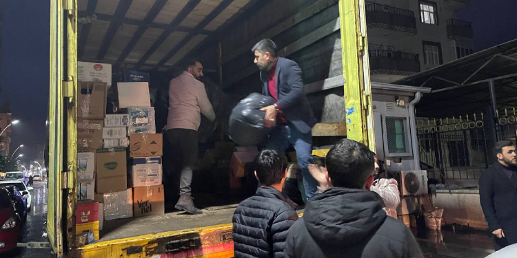 Şırnak’tan Adıyaman’a yardım Şırnak’tan Adıyaman’a yardım