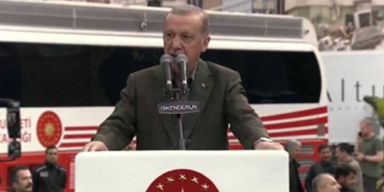 Erdoğan deprem bölgesinde seçim için destek istedi Erdoğan deprem bölgesinde seçim için destek istedi