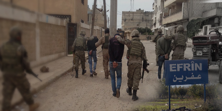 Efrîn’de 4 kişi kaçırıldı, fidye karşılığında bırakıldı Efrîn’de 4 kişi kaçırıldı, fidye karşılığında bırakıldı