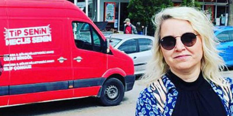 TİP adayı Elif Çongur gözaltına alındı TİP adayı Elif Çongur gözaltına alındı