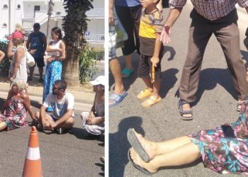 Trafik kazalarına dikkat çekmek için eylem yaptılar