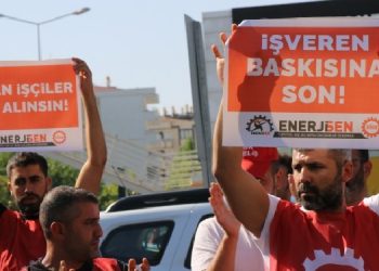 Eylemdeki DEDAŞ işçileri: Mücadeleye devam edeceğiz