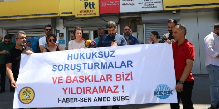 Haber Sen Diyarbakır Şubesi’nden ‘soruşturmalara’ tepki Haber Sen Diyarbakır Şubesi’nden ‘soruşturmalara’ tepki