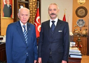 Tahliye edilen suç örgütü yöneticisinden Bahçeli’ye ziyaret