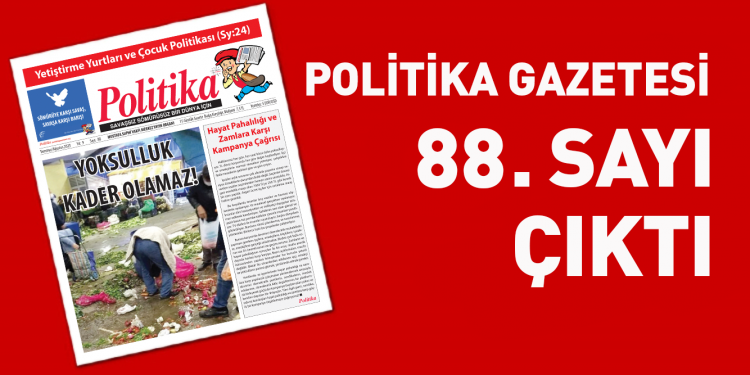 Politika Gazetesinin yeni sayısı çıktı