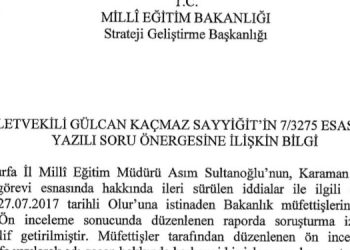 Bakanlık bakanı yalanladı: Sulltanoğlu hakkında soruşturma açılmamış
