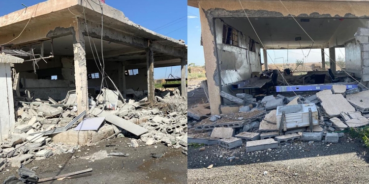 Kobanê’nin güneyine hava saldırısı Kobanê’nin güneyine hava saldırısı