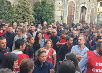 İZENERJİ’de iş bırakma eylemi