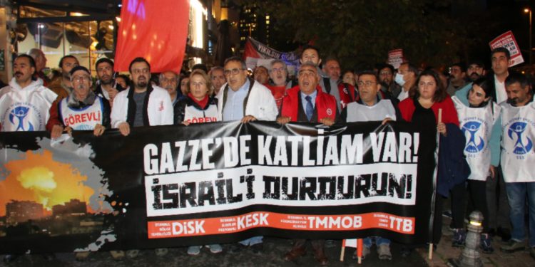 Emek ve meslek örgütlerinden Filistin ile dayanışma çağrısı