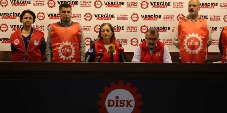 DİSK’ten “vergide adalet” mitingine çağrı DİSK’ten “vergide adalet” mitingine çağrı