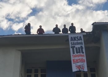 FEDAŞ işçileri çatıya çıktı: Talepleri karşılayın