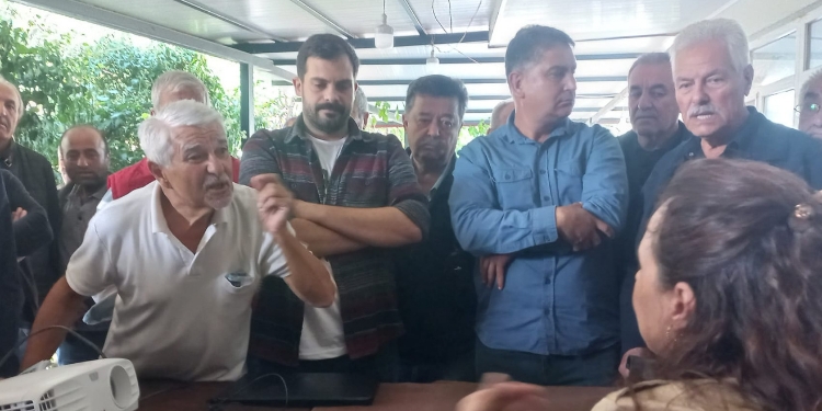 Muğlalılar taş ocağı toplantısını yaptırmadı Muğlalılar taş ocağı toplantısını yaptırmadı