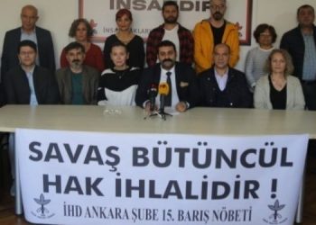 Orta Doğu’da yaşanan savaşlara karşı ‘Barış Nöbeti’