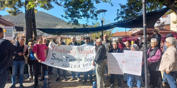 Milaslı yurttaşlar: Suyumuz şirketlerin insafına bırakılmasın