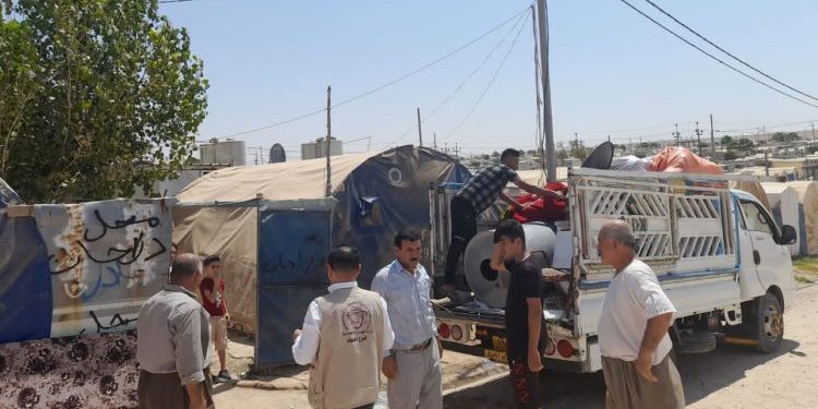 170 Êzidî daha Şengal’e geri döndü 170 Êzidî daha Şengal’e geri döndü