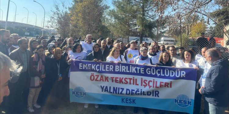 ILO’ya Özak Tekstil işçileri için çağrı