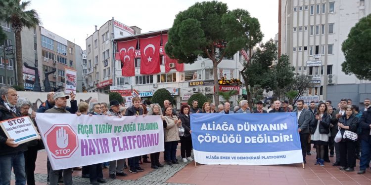 Aliağa’da asbestli gemi tepkisi