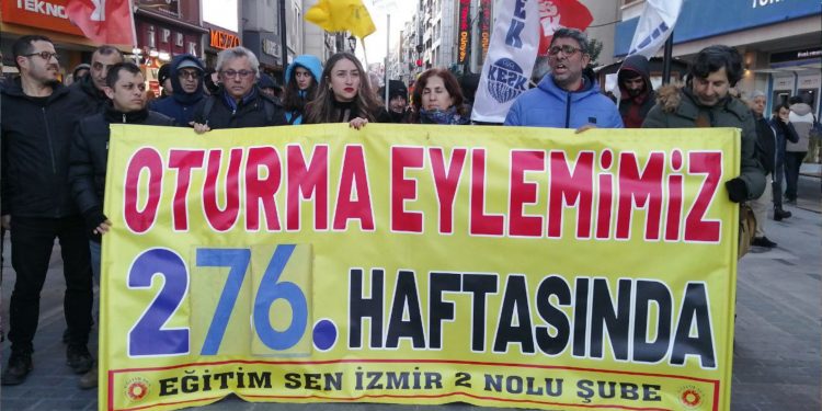 KHK’lilerin oturma eylemi 276’ncı haftasında