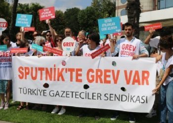 Grevdeki Sputnik çalışanları işverenin şikayetiyle karakola çağrıldı