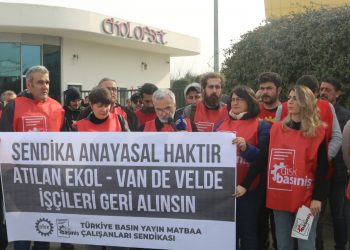 Basın-İş, Ekol Ofset önünde: Mücadelenin sonunda biz kazanacağız