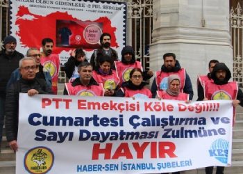 Haber-Sen: PTT dağıtımcıları Cumartesi günleri çalışmaya zorlanıyor