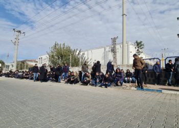 Özak işçileri gözaltına alındı