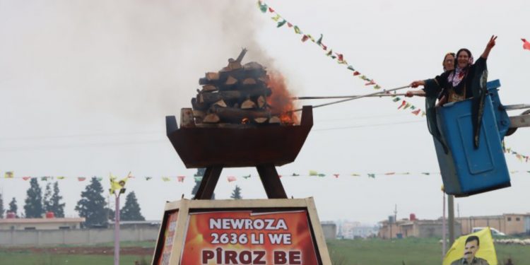 Kuzey ve Doğu Suriye halkları Newrozu birlikte kutladı