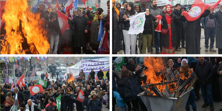 Newroz ateşi bu kez Battalgazi ve Haymana’da yakıldı Newroz ateşi bu kez Battalgazi ve Haymana’da yakıldı