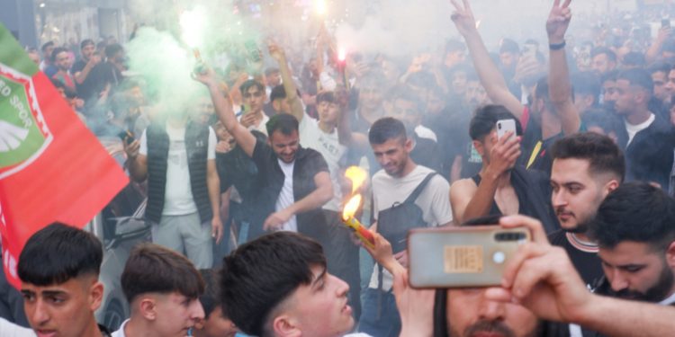 Amed’de galibiyet sevinci