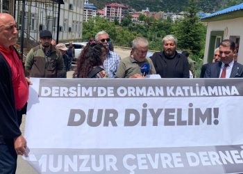 Dêrsim’deki ağaç kıyımına tepki