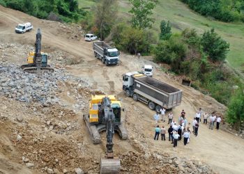 AKP’li Bafra Belediyesi’nden ormanlık alanda taş ocağı
