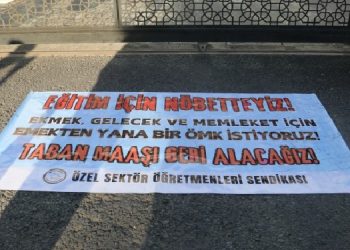 Özel sektör öğretmenlerinin talepleri neler?
